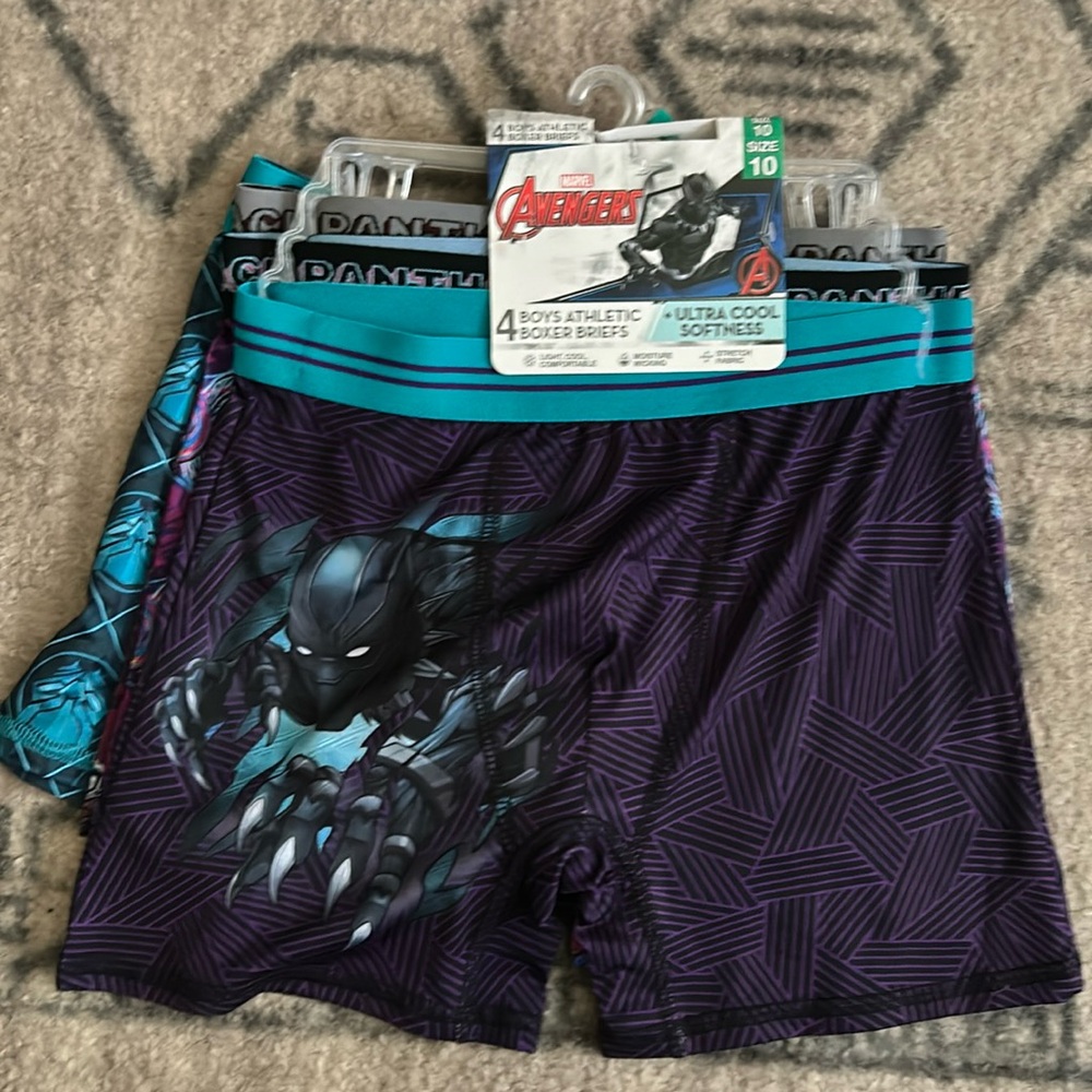 Boys Avengers Black Panther Boxer Briefs